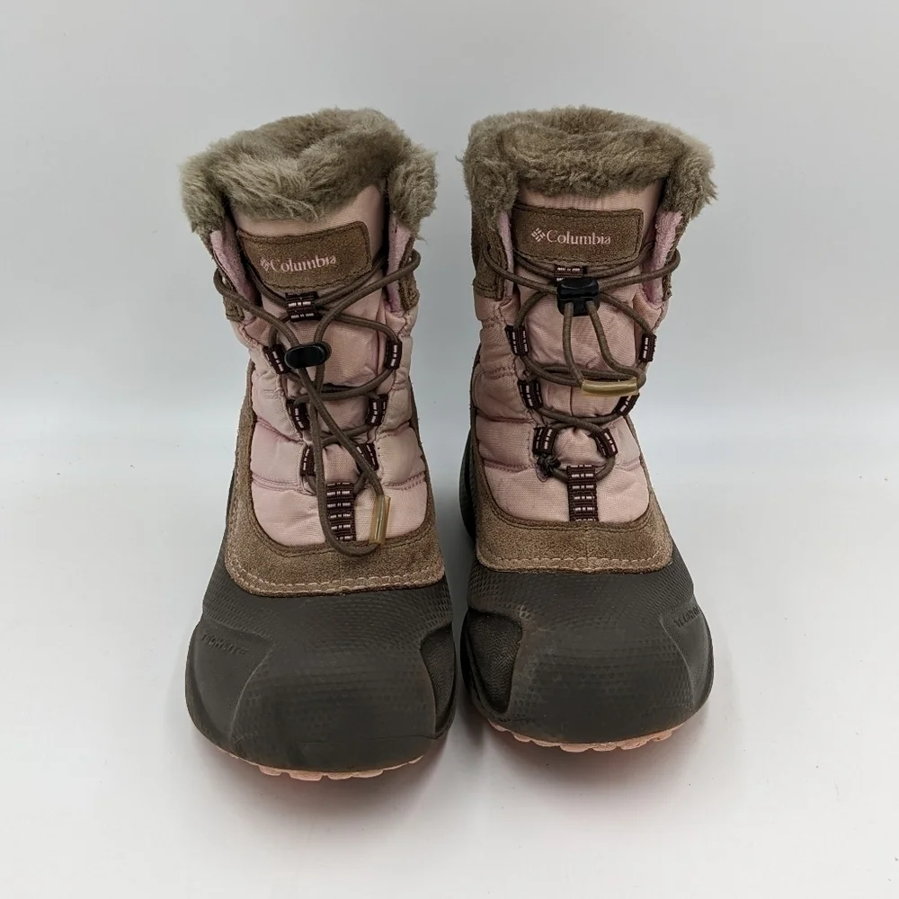 Columbia Lined Winter Snow Boots 3Y Youth
